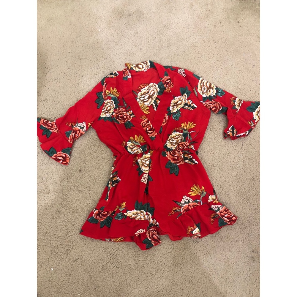 Red romper